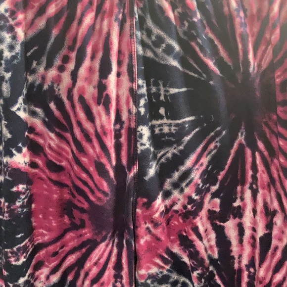 Tie dye high waist leggings 3X 4X 5X blue pink white - Picture 2 of 4